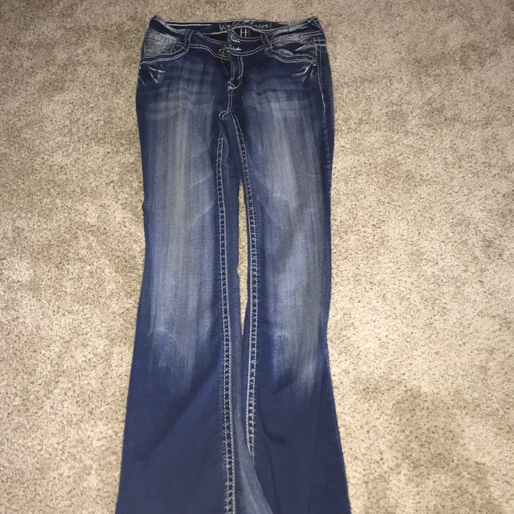 Boot Cut blue Jeans.